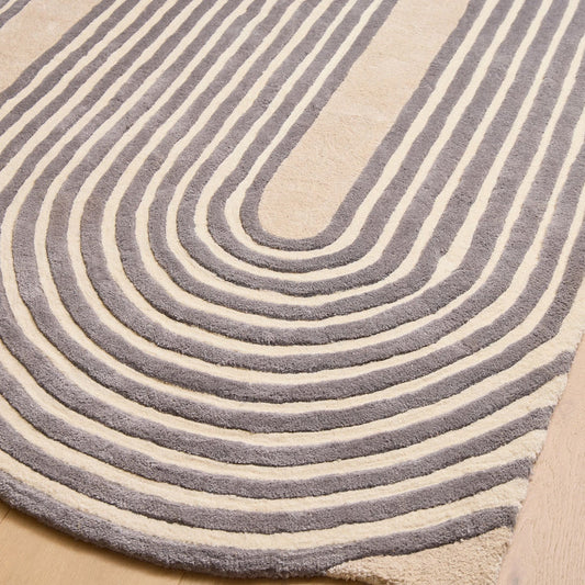 Monochrome Flow Hand-Tufted Wool Collection