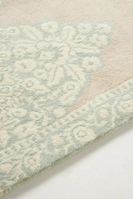 Blush & Mint Classic Arch Tufted Accent Rug