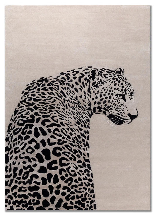 Leopard Hand Tufted Rug