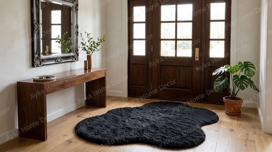 Midnight Cloud Sanctuary Shaggy Rug