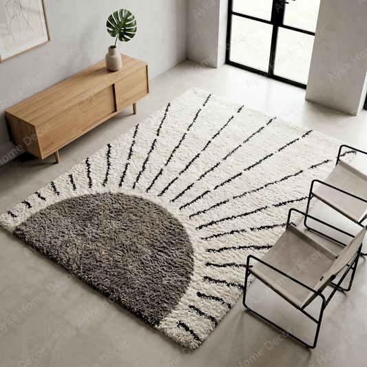 Solstice Horizon Shaggy Rug