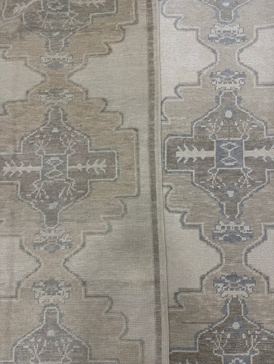 Bethany Blue Neutral Turkish Oushak Rug