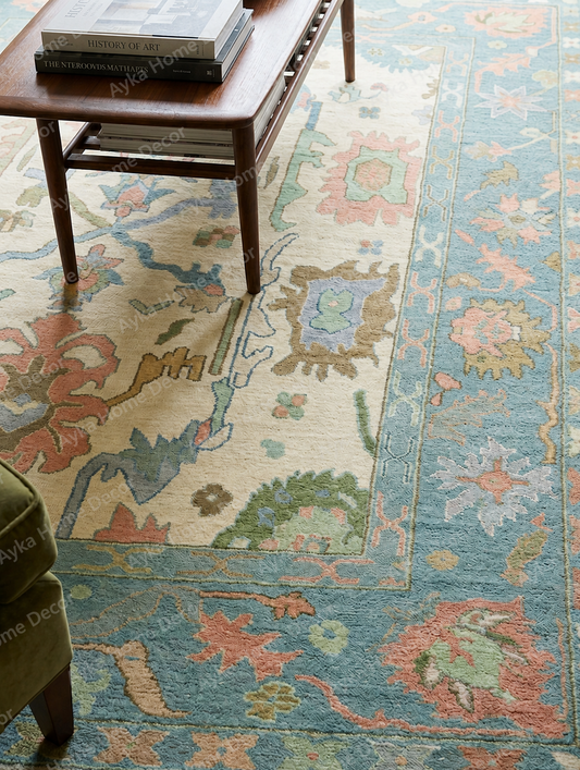 Caspian Contemporary Hand-Knotted Rug