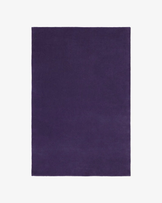 Minimalist Violet Plush Tufted Area Rug