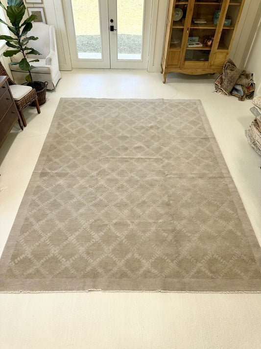Anne Gray Modern Oushak Wool Rug