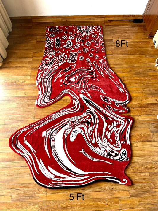 Melting woolen Hand Tufted Carpet