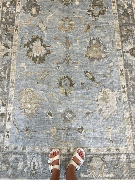 Josephine Blue Turkish Oushak Rug